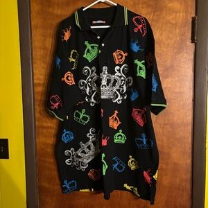 Vintage Y2K Member's Property Crown Short Sleeve Polo Shirt Mens 3X